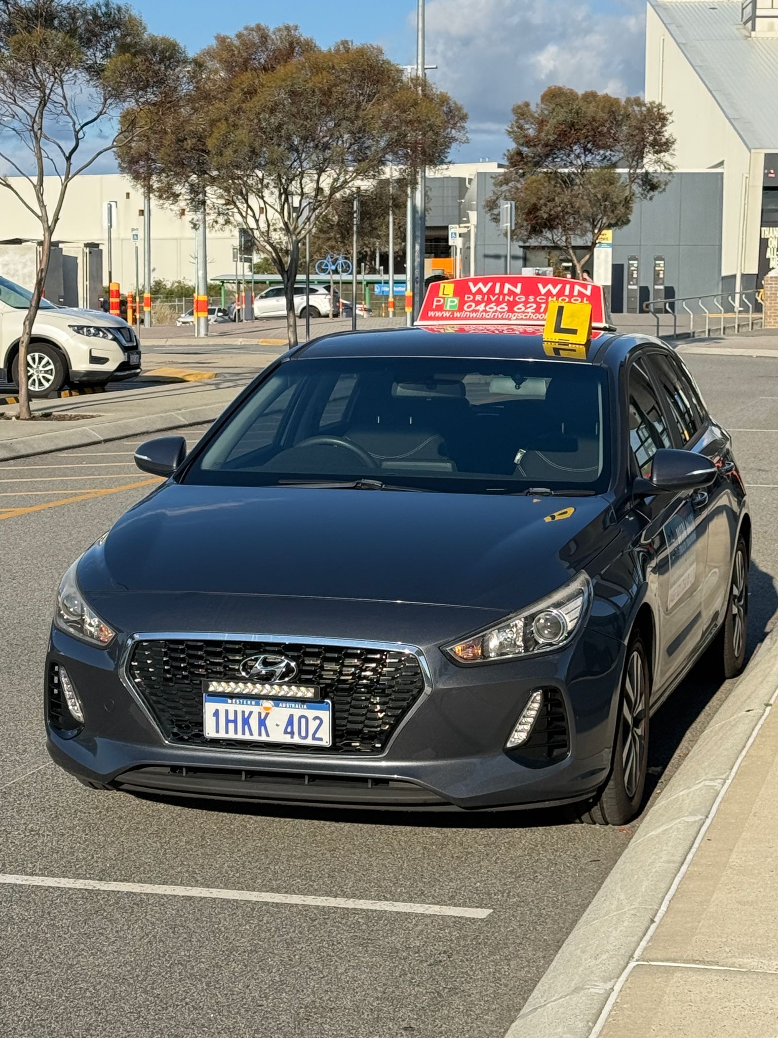 Dual control car for driving test in Perth